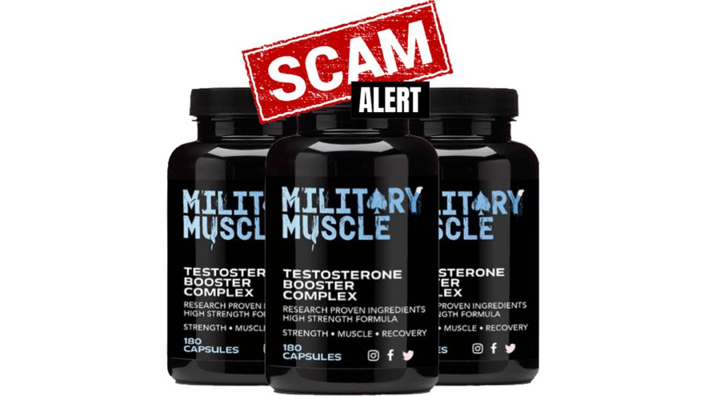 Military Muscle nchie Scam Alert