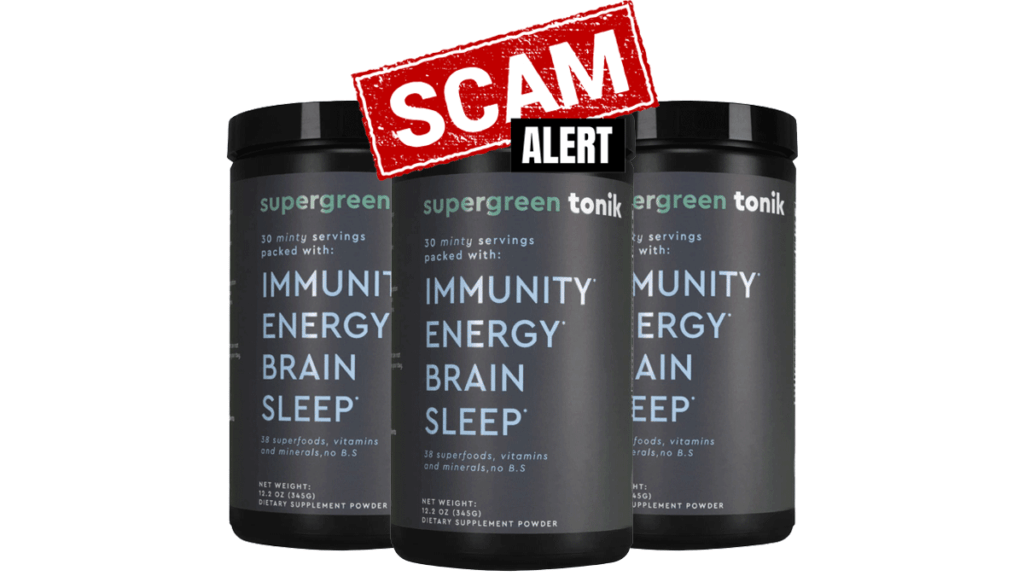 Supergreen Tonik Scam Alert by NC HIE